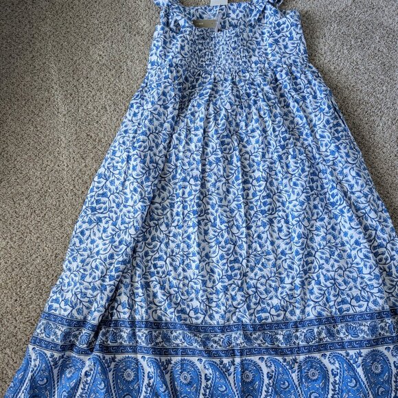NWT J Crew Dress square neck banana block print 18T (18 Tall) - Picture 12 of 12